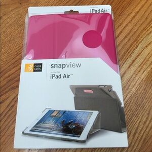 Case Logic Pink Snap View iPad Air Case Cover New